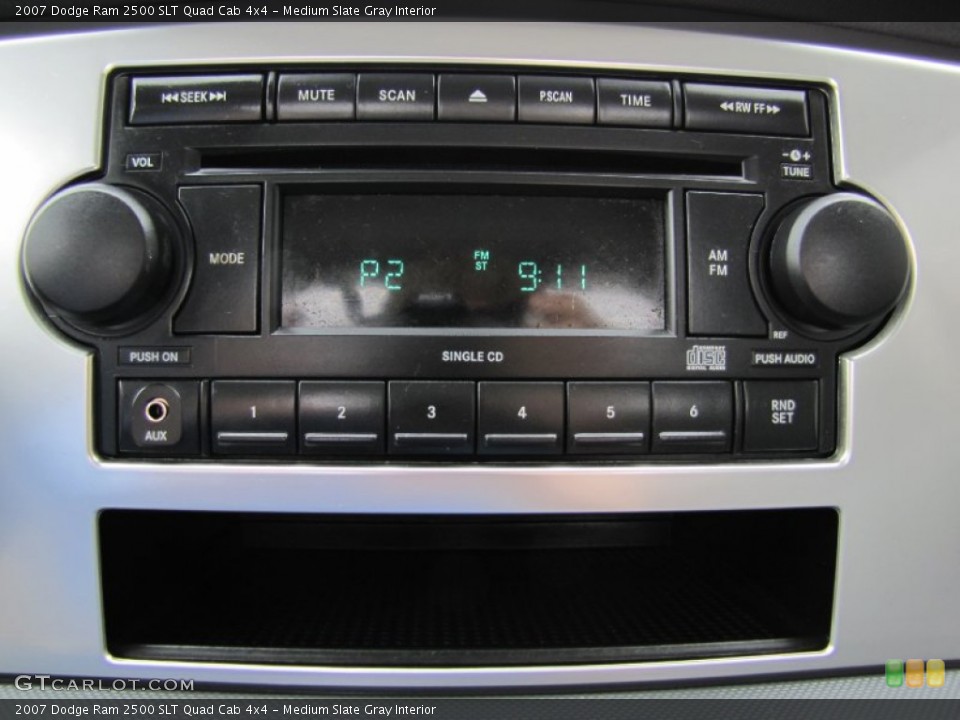 Medium Slate Gray Interior Audio System for the 2007 Dodge Ram 2500 SLT Quad Cab 4x4 #54089759