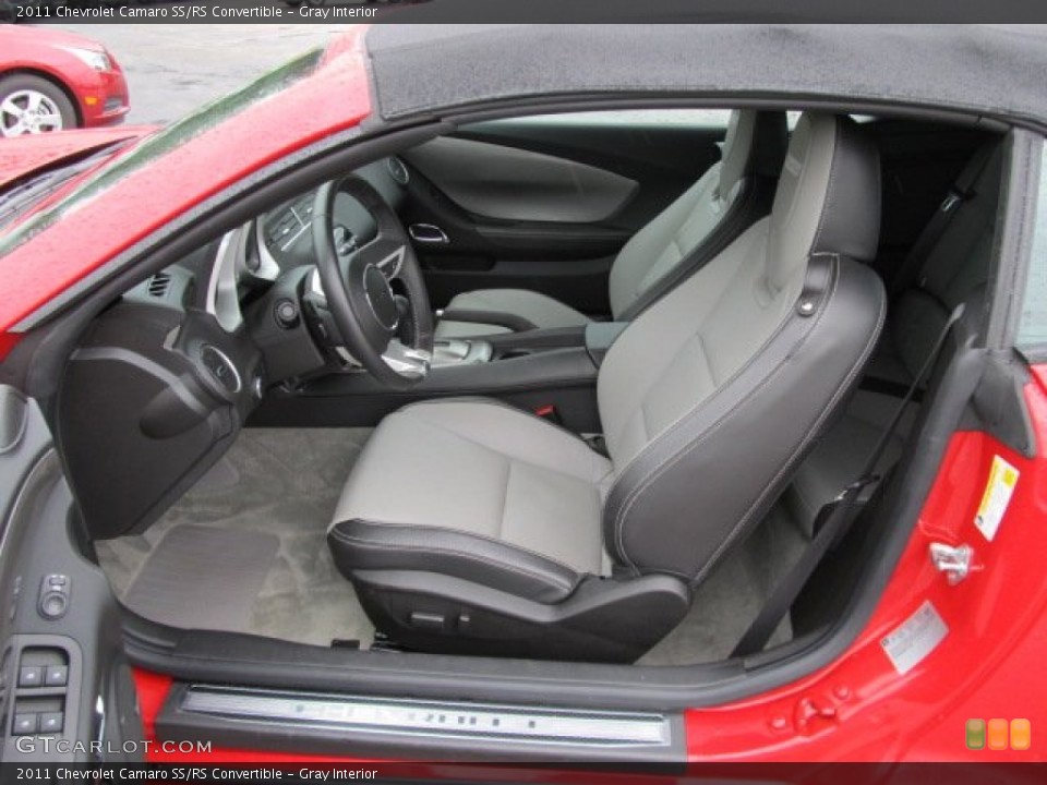 Gray Interior Photo for the 2011 Chevrolet Camaro SS/RS Convertible #54091647
