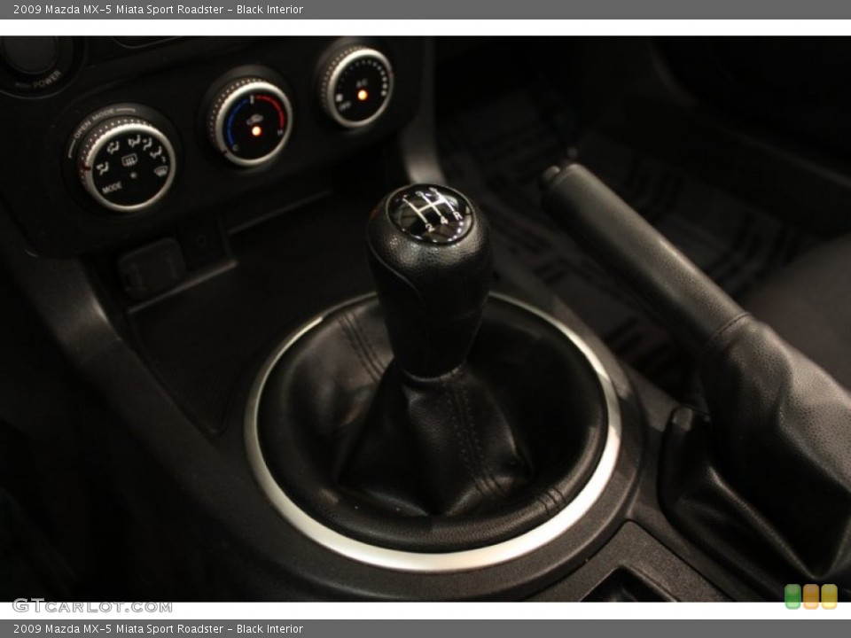 Black Interior Transmission for the 2009 Mazda MX-5 Miata Sport Roadster #54093276