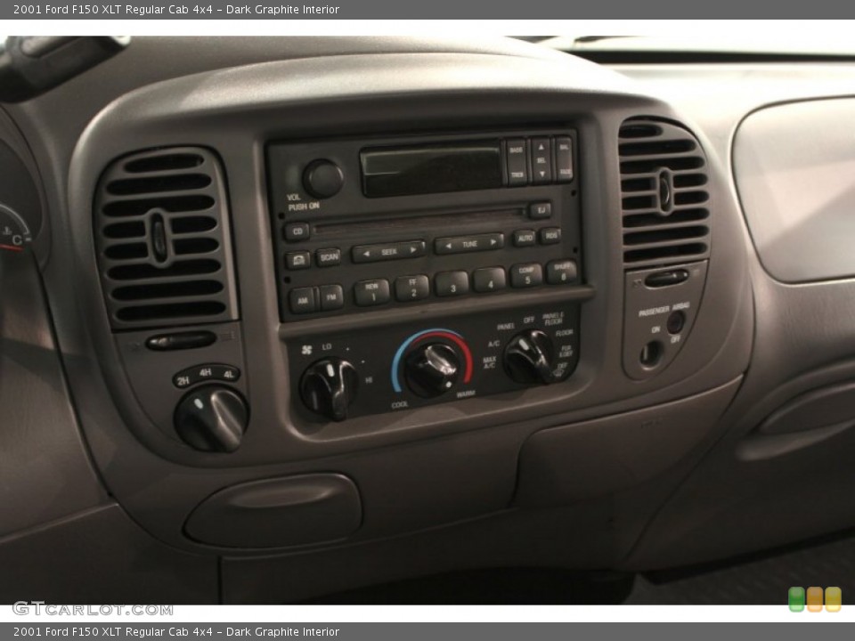 Dark Graphite Interior Controls for the 2001 Ford F150 XLT Regular Cab 4x4 #54093555