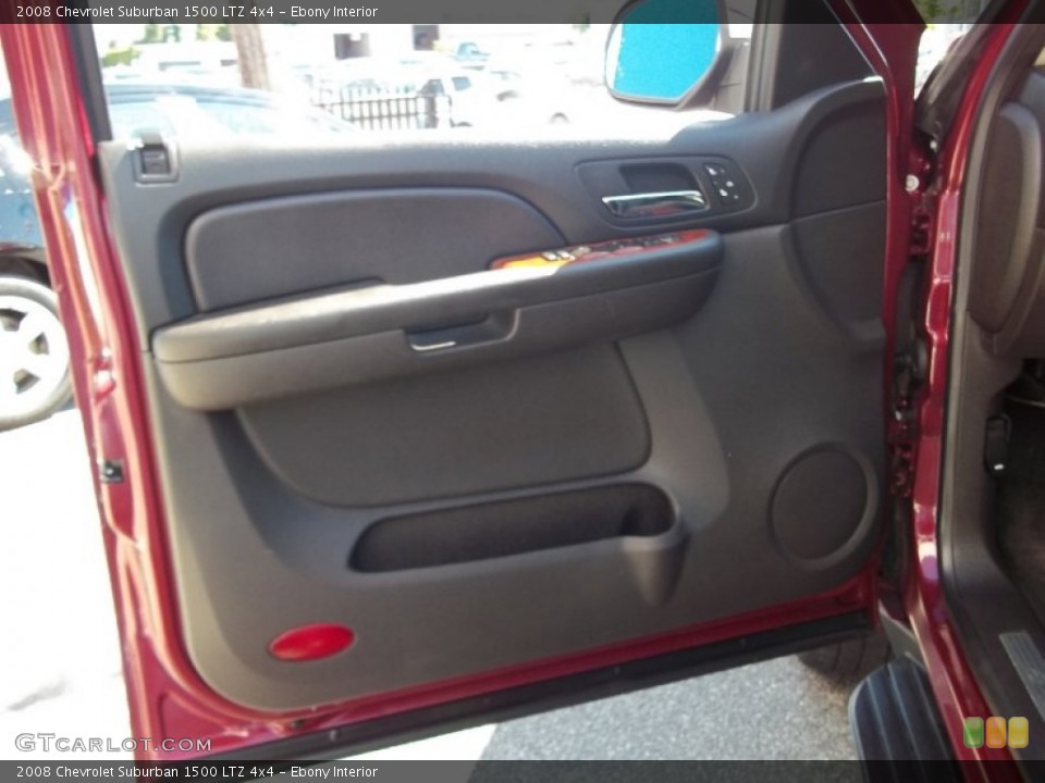 Ebony Interior Door Panel for the 2008 Chevrolet Suburban 1500 LTZ 4x4 #54096252