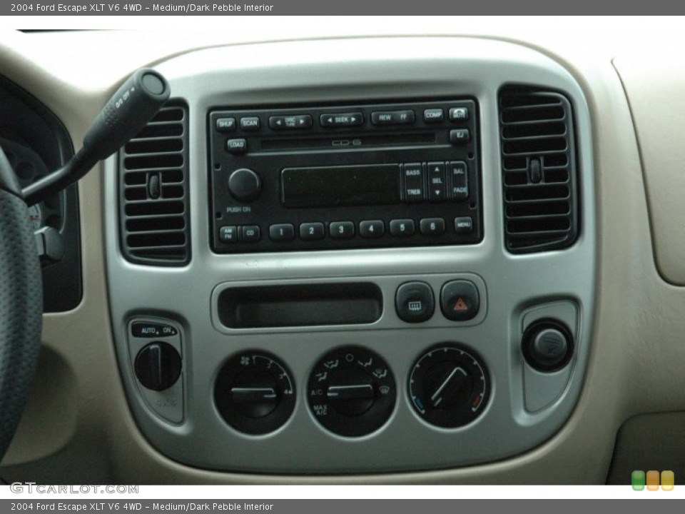 Medium/Dark Pebble Interior Audio System for the 2004 Ford Escape XLT V6 4WD #54101157