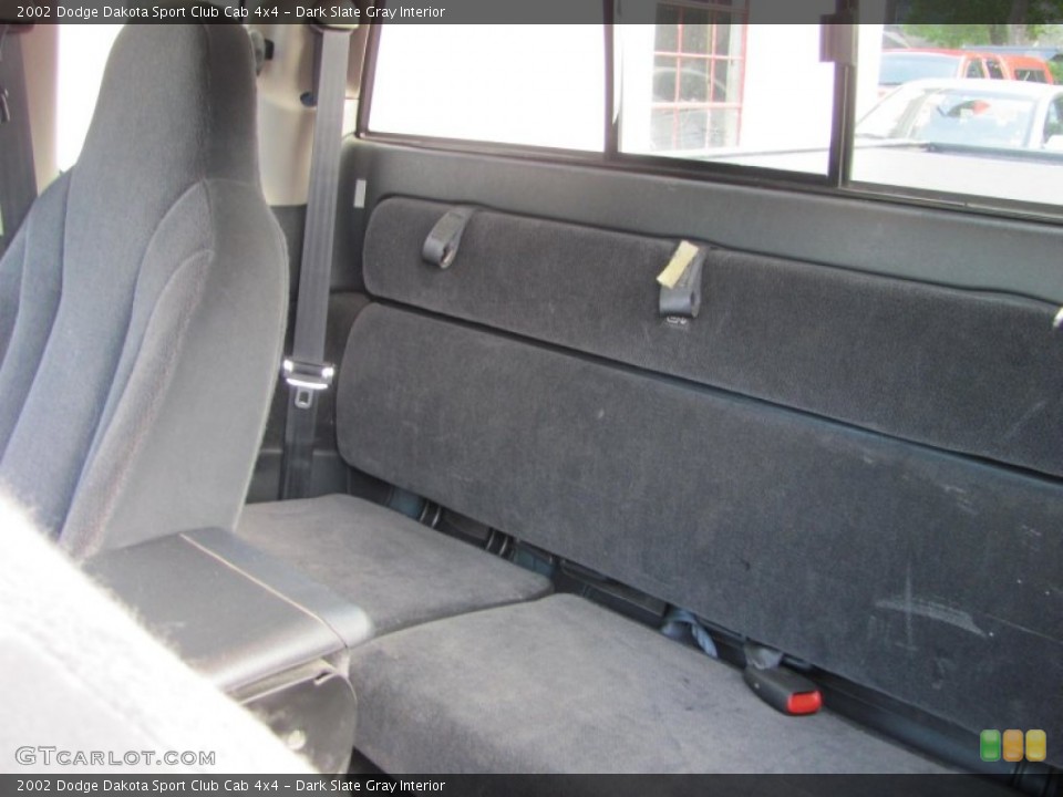 Dark Slate Gray Interior Photo for the 2002 Dodge Dakota Sport Club Cab 4x4 #54102204