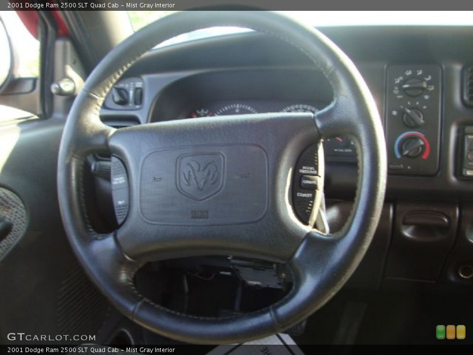 Mist Gray Interior Steering Wheel for the 2001 Dodge Ram 2500 SLT Quad Cab #54104628