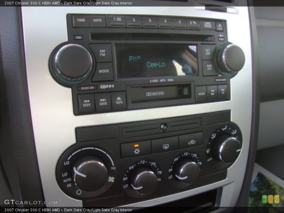Dark Slate Gray/Light Slate Gray Interior Audio System for the 2007 Chrysler 300 C HEMI AWD #54105711