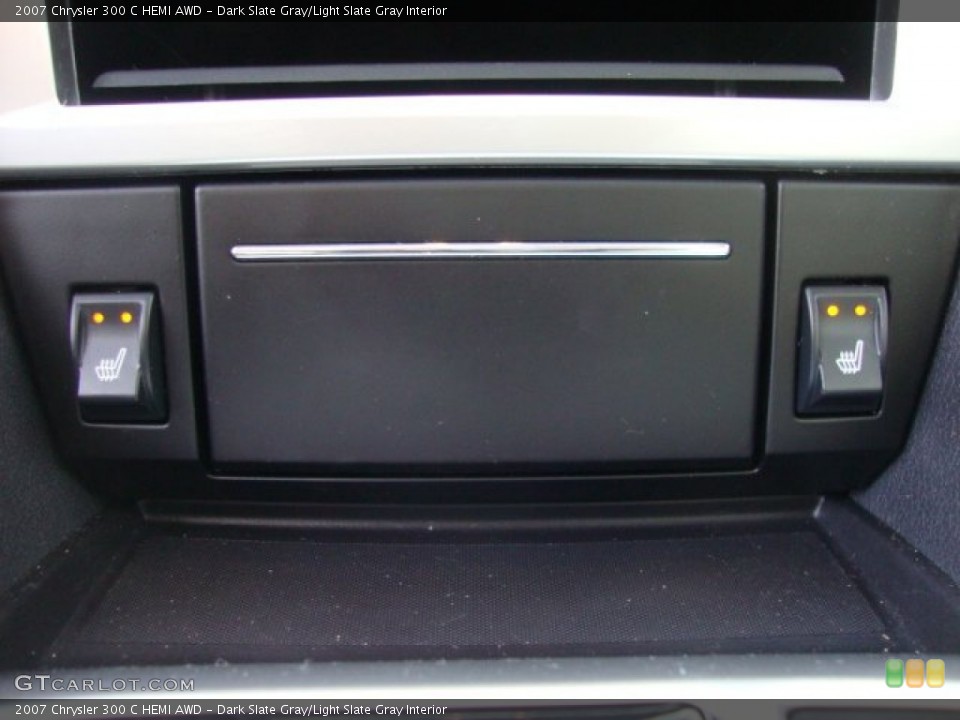 Dark Slate Gray/Light Slate Gray Interior Controls for the 2007 Chrysler 300 C HEMI AWD #54105726