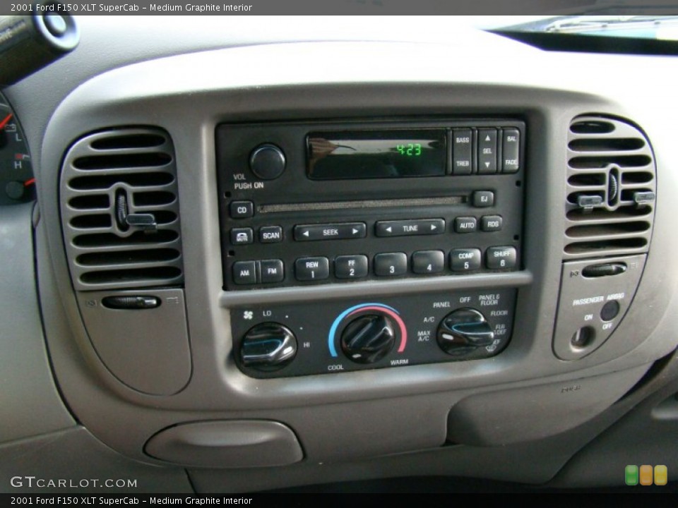 Medium Graphite Interior Controls for the 2001 Ford F150 XLT SuperCab #54109005