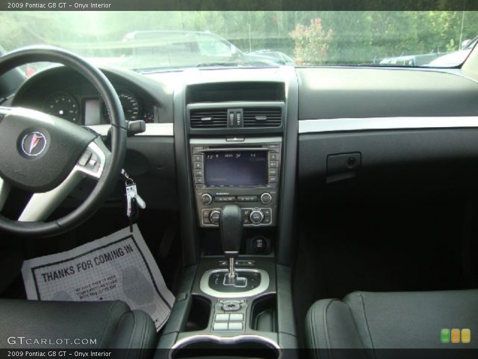 Onyx Interior Dashboard for the 2009 Pontiac G8 GT #54110609