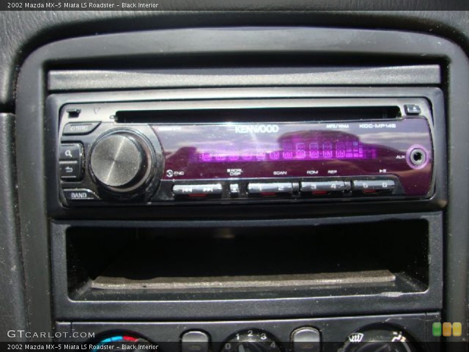 Black Interior Audio System for the 2002 Mazda MX-5 Miata LS Roadster #54111132