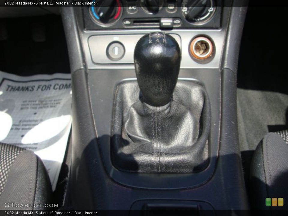 Black Interior Transmission for the 2002 Mazda MX-5 Miata LS Roadster #54111151