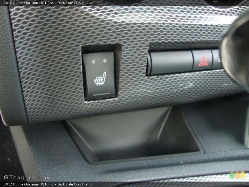 Dark Slate Gray Interior Controls for the 2012 Dodge Challenger R/T Plus #54111693