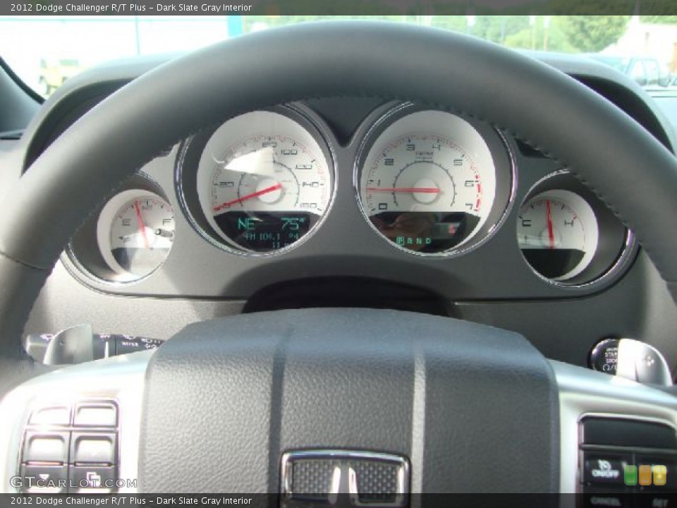 Dark Slate Gray Interior Gauges for the 2012 Dodge Challenger R/T Plus #54111711