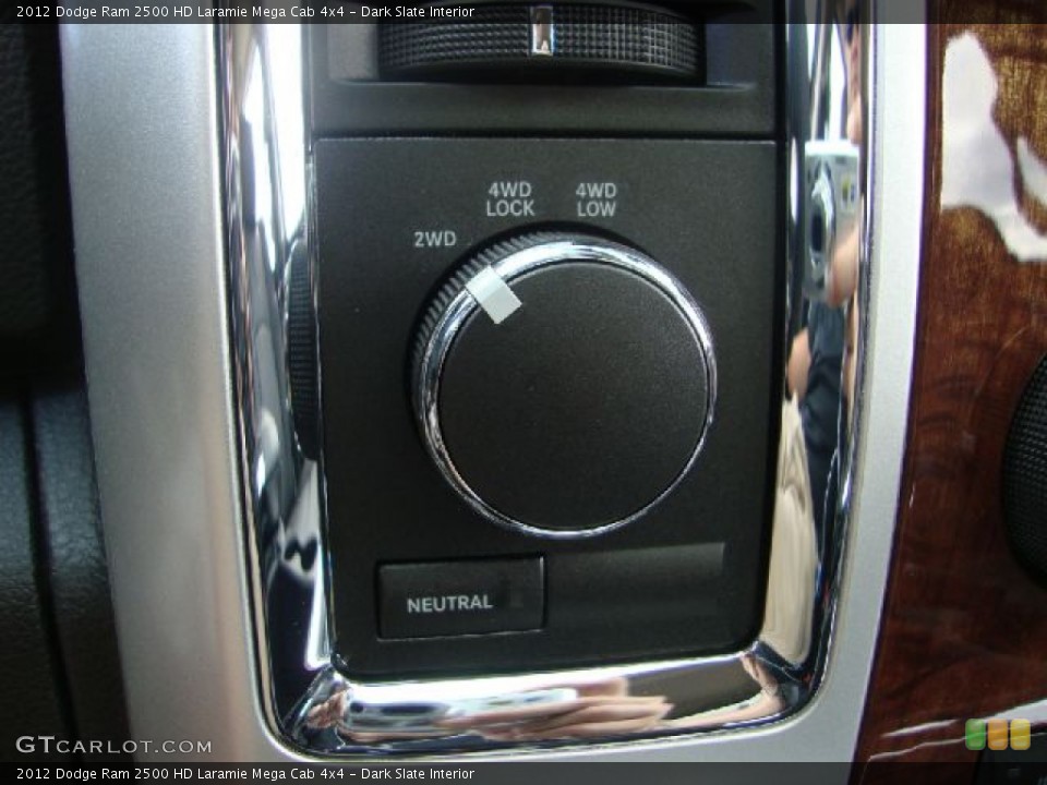 Dark Slate Interior Controls for the 2012 Dodge Ram 2500 HD Laramie Mega Cab 4x4 #54112113
