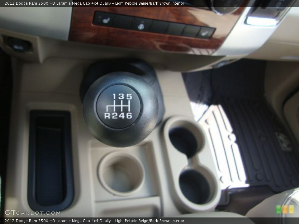 Light Pebble Beige/Bark Brown Interior Transmission for the 2012 Dodge Ram 3500 HD Laramie Mega Cab 4x4 Dually #54112503