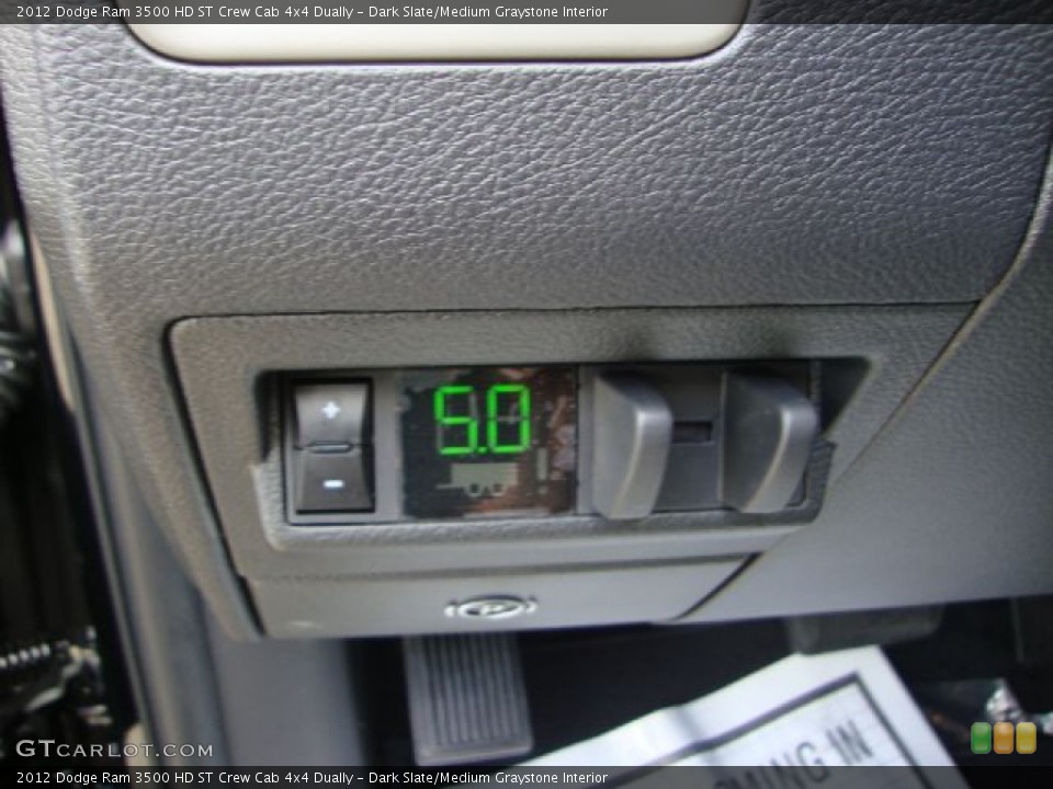 Dark Slate/Medium Graystone Interior Controls for the 2012 Dodge Ram 3500 HD ST Crew Cab 4x4 Dually #54113496