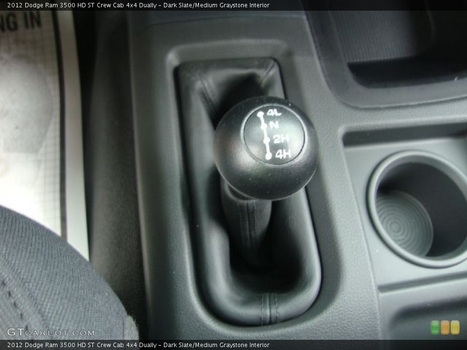 Dark Slate/Medium Graystone Interior Controls for the 2012 Dodge Ram 3500 HD ST Crew Cab 4x4 Dually #54114102