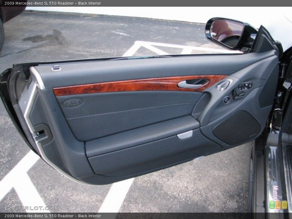 Black Interior Door Panel for the 2009 Mercedes-Benz SL 550 Roadster #54114339