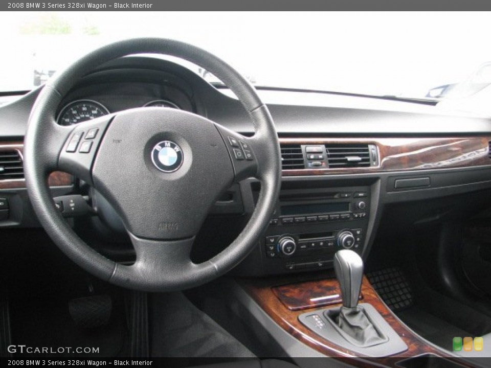 Black Interior Dashboard for the 2008 BMW 3 Series 328xi Wagon #54114567