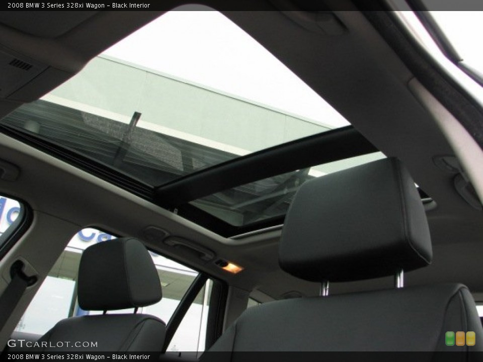 Black Interior Sunroof for the 2008 BMW 3 Series 328xi Wagon #54114635