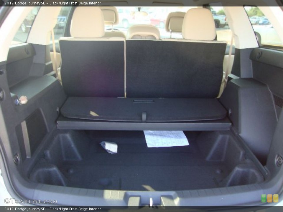 Black/Light Frost Beige Interior Trunk for the 2012 Dodge Journey SE #54115978