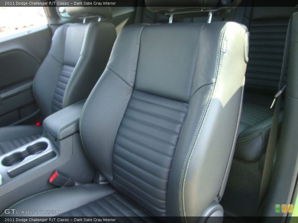 Dark Slate Gray Interior Photo for the 2011 Dodge Challenger R/T Classic #54116256