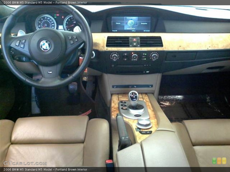 Portland Brown Interior Dashboard for the 2006 BMW M5  #54118710
