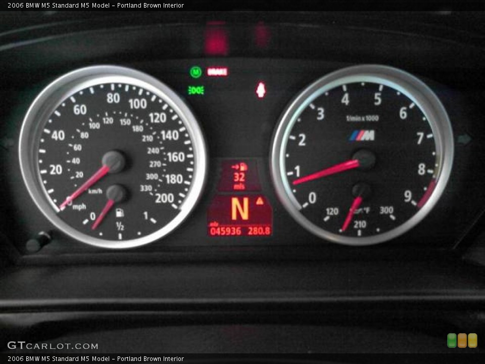 Portland Brown Interior Gauges for the 2006 BMW M5  #54118728