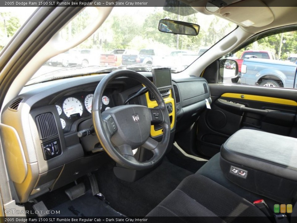 Dark Slate Gray Interior Photo for the 2005 Dodge Ram 1500 SLT Rumble Bee Regular Cab #54118929