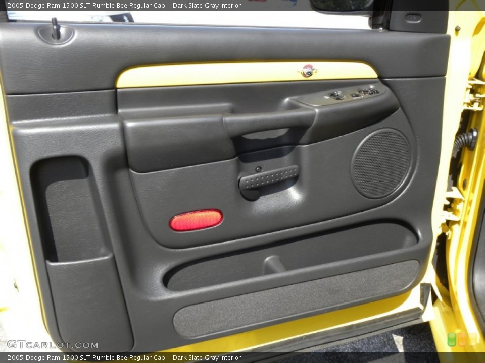 Dark Slate Gray Interior Door Panel for the 2005 Dodge Ram 1500 SLT Rumble Bee Regular Cab #54118947