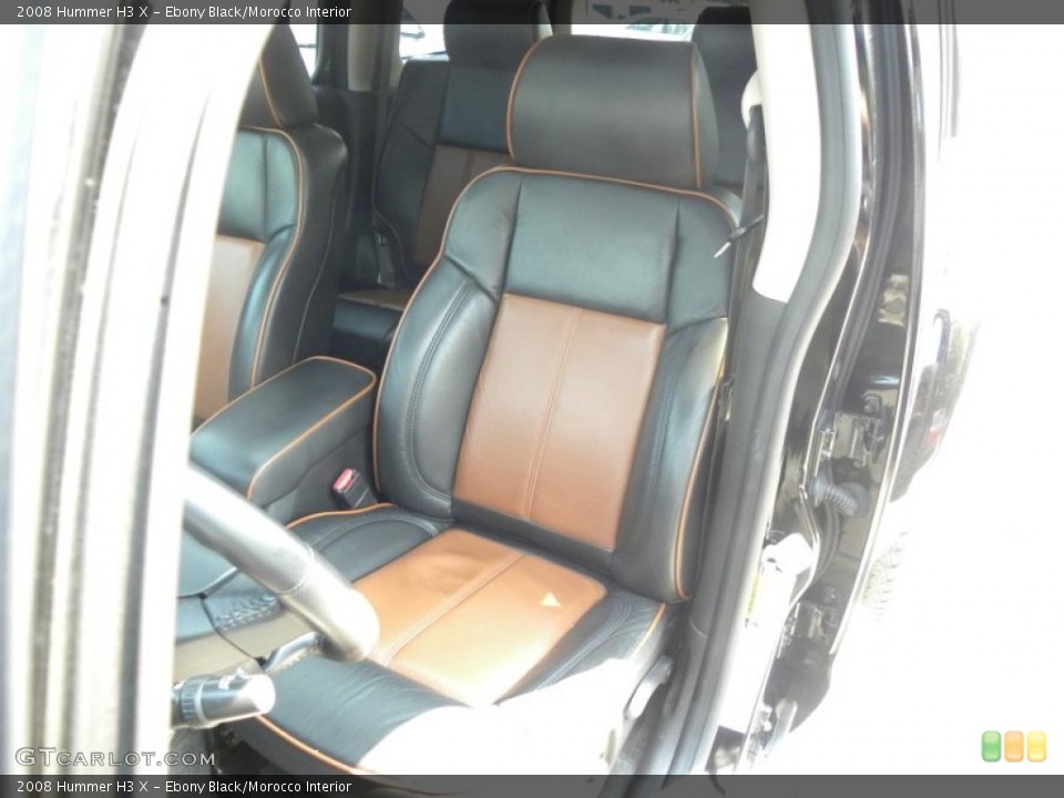 Ebony Black/Morocco Interior Photo for the 2008 Hummer H3 X #54119127