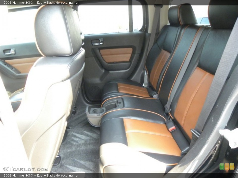 Ebony Black/Morocco Interior Photo for the 2008 Hummer H3 X #54119154