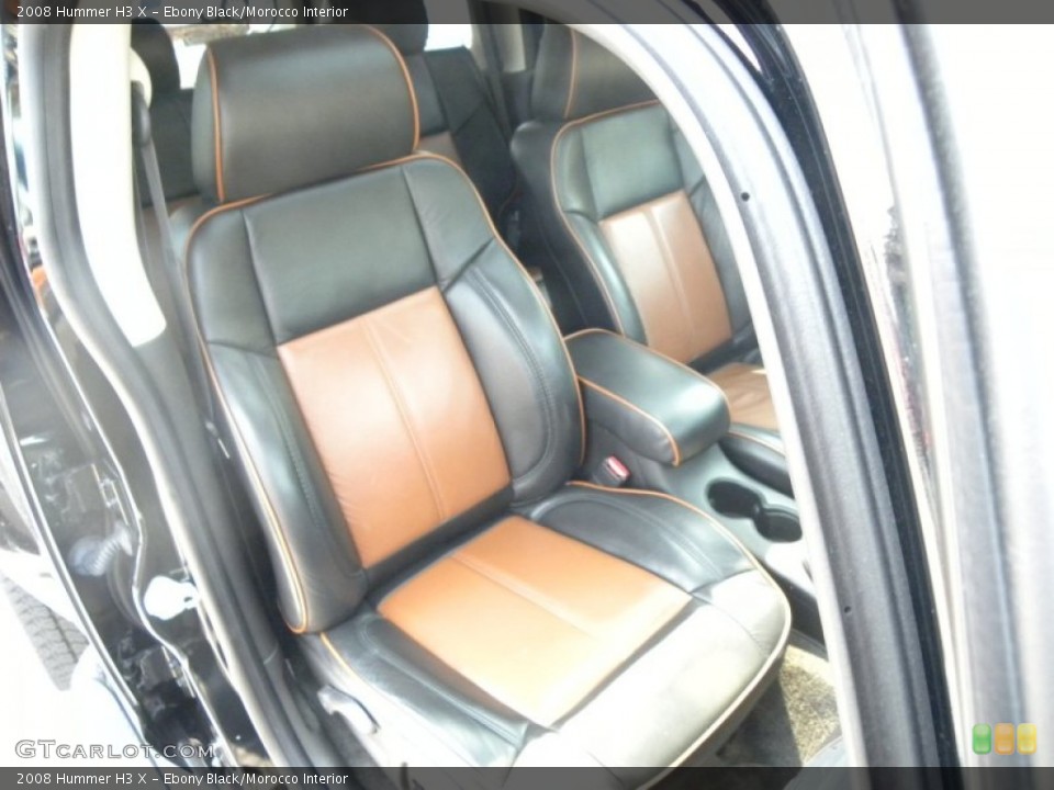 Ebony Black/Morocco Interior Photo for the 2008 Hummer H3 X #54119174