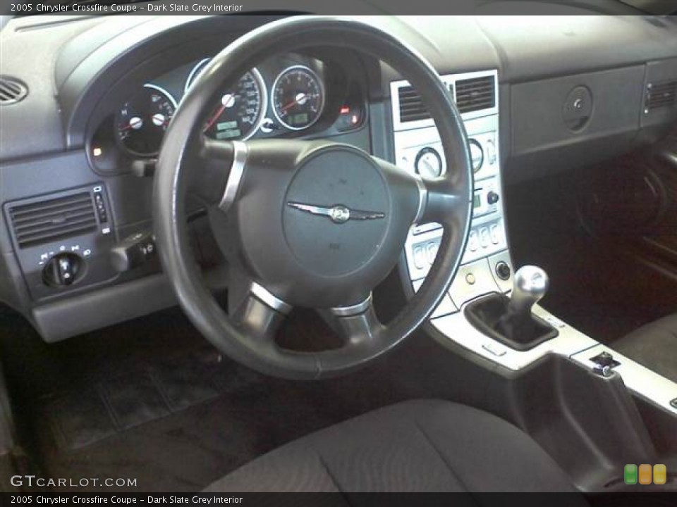 Dark Slate Grey Interior Steering Wheel for the 2005 Chrysler Crossfire Coupe #54119253