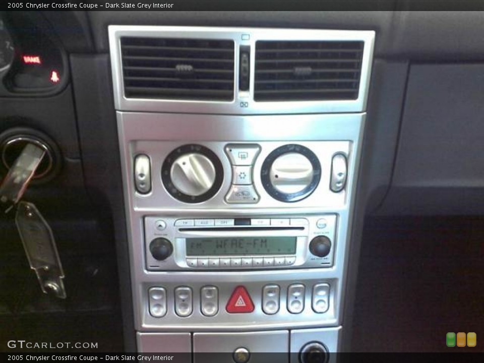 Dark Slate Grey Interior Controls for the 2005 Chrysler Crossfire Coupe #54119277