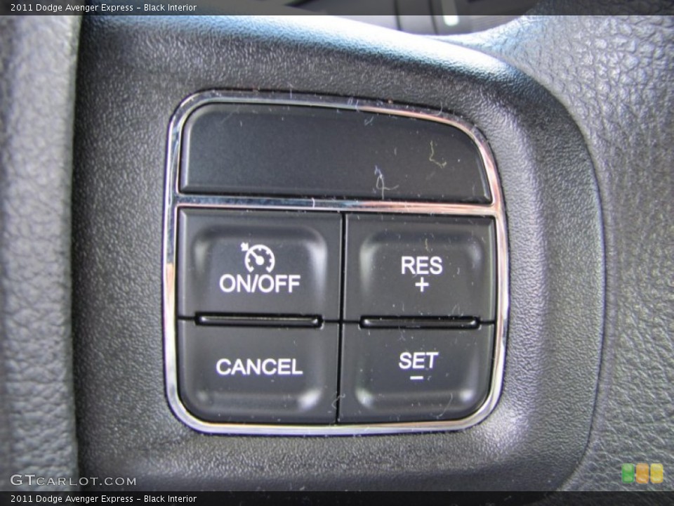 Black Interior Controls for the 2011 Dodge Avenger Express #54121653