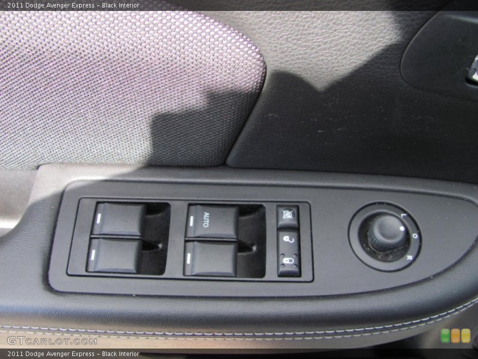 Black Interior Controls for the 2011 Dodge Avenger Express #54121671