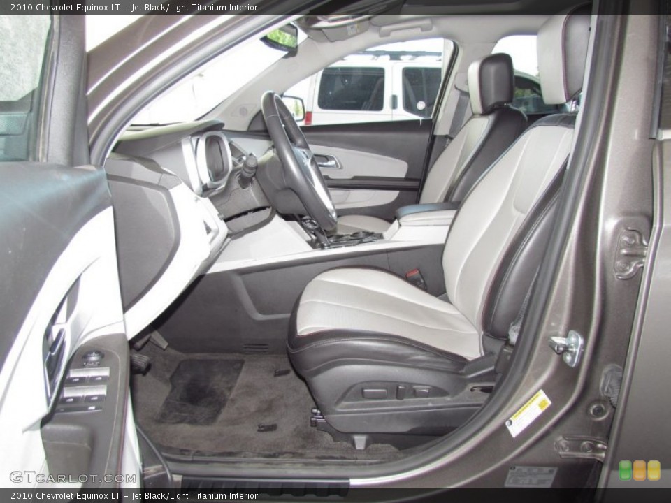 Jet Black/Light Titanium Interior Photo for the 2010 Chevrolet Equinox LT #54124072