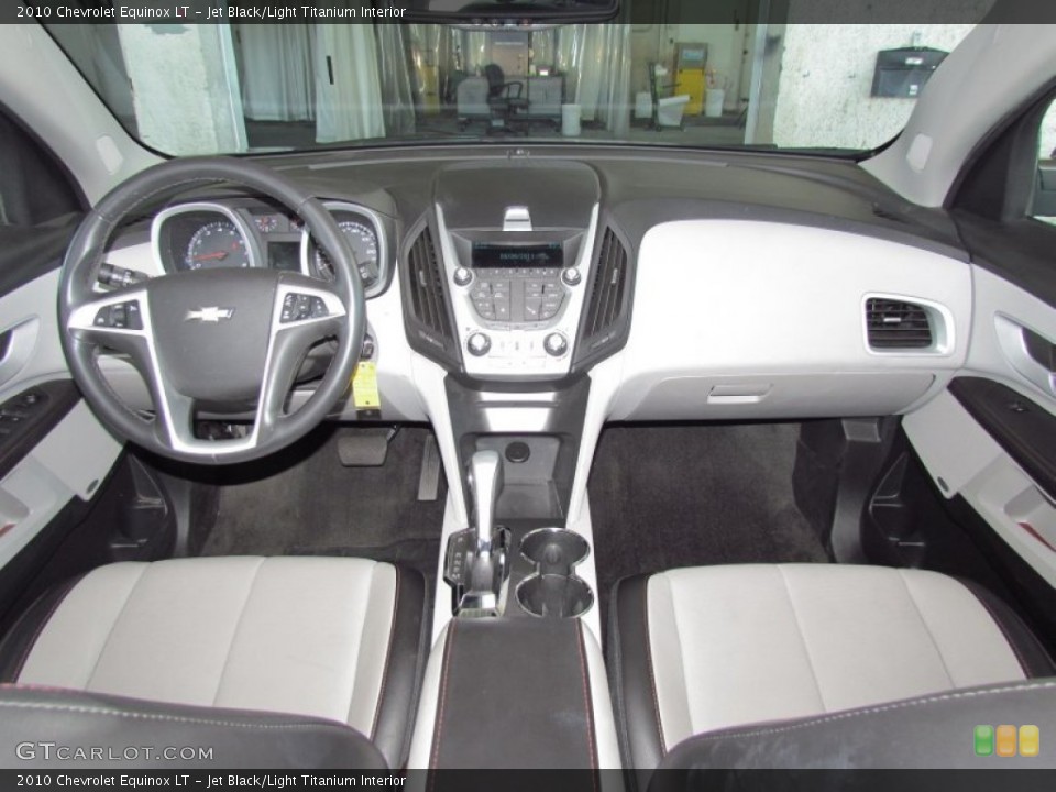 Jet Black/Light Titanium Interior Dashboard for the 2010 Chevrolet Equinox LT #54124113