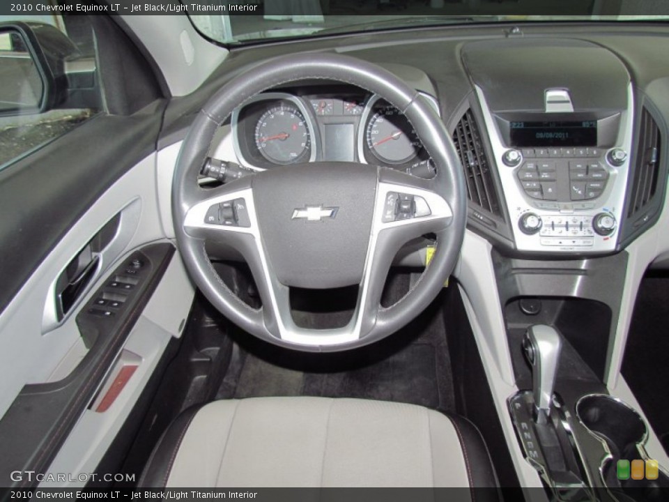 Jet Black/Light Titanium Interior Dashboard for the 2010 Chevrolet Equinox LT #54124122