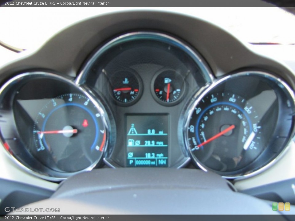 Cocoa/Light Neutral Interior Gauges for the 2012 Chevrolet Cruze LT/RS #54124455