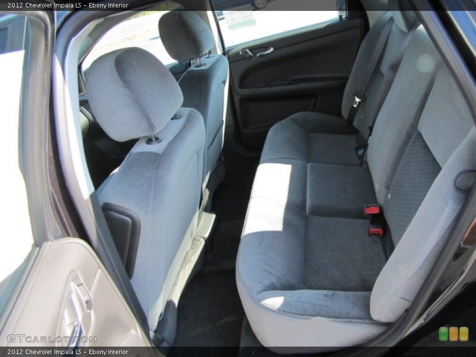 Ebony Interior Photo for the 2012 Chevrolet Impala LS #54124590