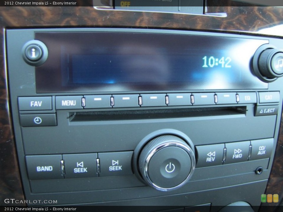Ebony Interior Audio System for the 2012 Chevrolet Impala LS #54124624