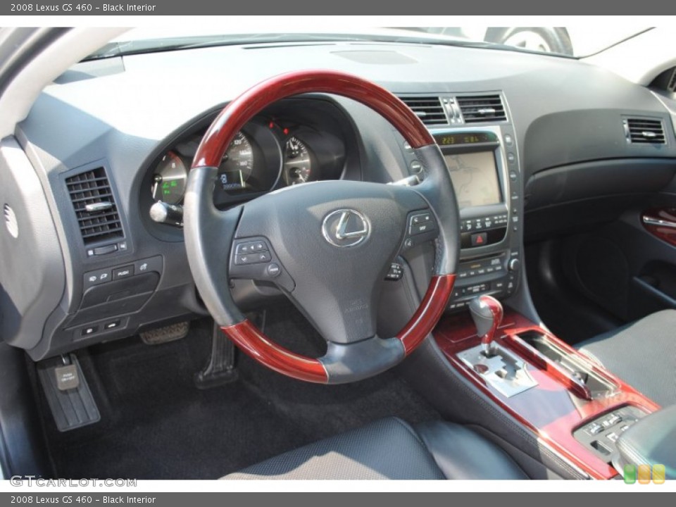 Black Interior Photo for the 2008 Lexus GS 460 #54125221