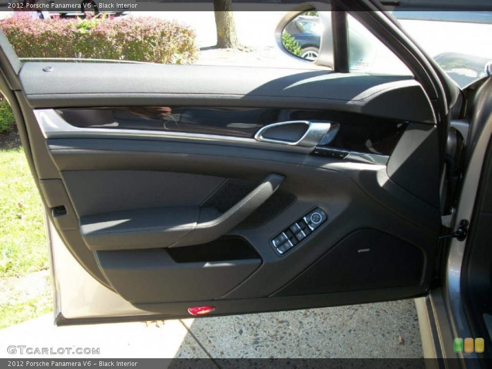 Black Interior Door Panel for the 2012 Porsche Panamera V6 #54125718