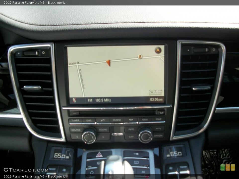 Black Interior Navigation for the 2012 Porsche Panamera V6 #54125759