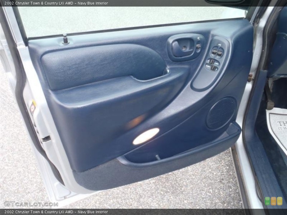 Navy Blue Interior Door Panel for the 2002 Chrysler Town & Country LXi AWD #54126085