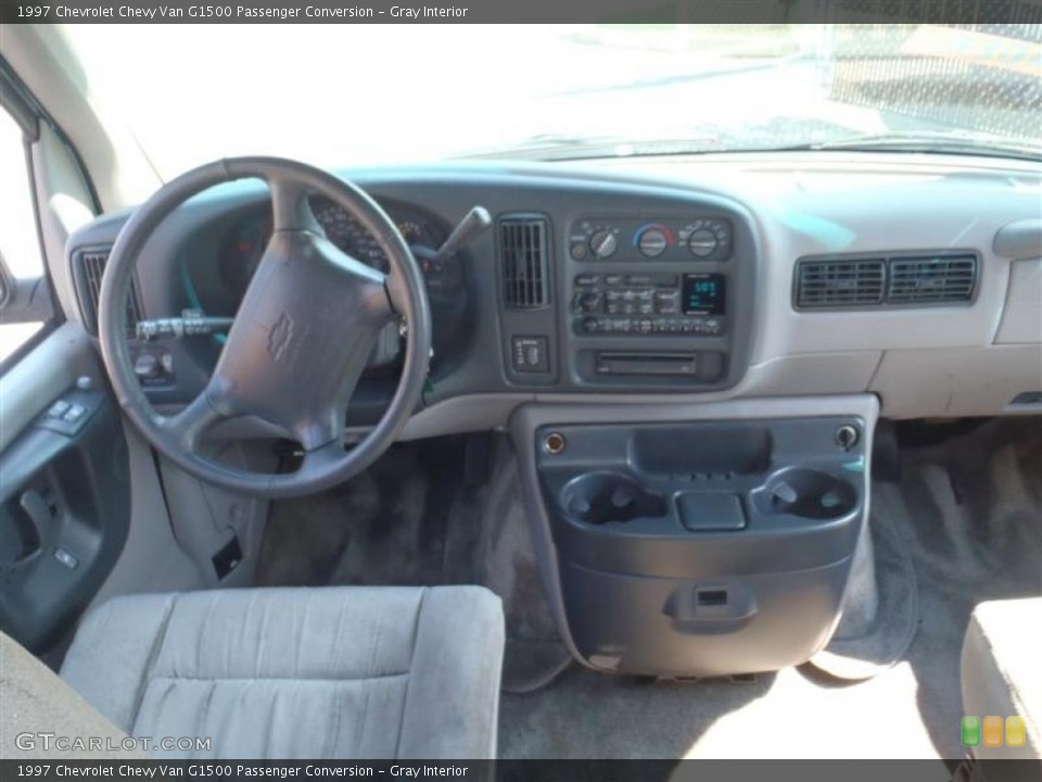 Gray Interior Dashboard for the 1997 Chevrolet Chevy Van G1500 Passenger Conversion #54126801
