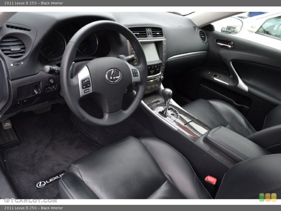 Black Interior Prime Interior for the 2011 Lexus IS 250 #54128484