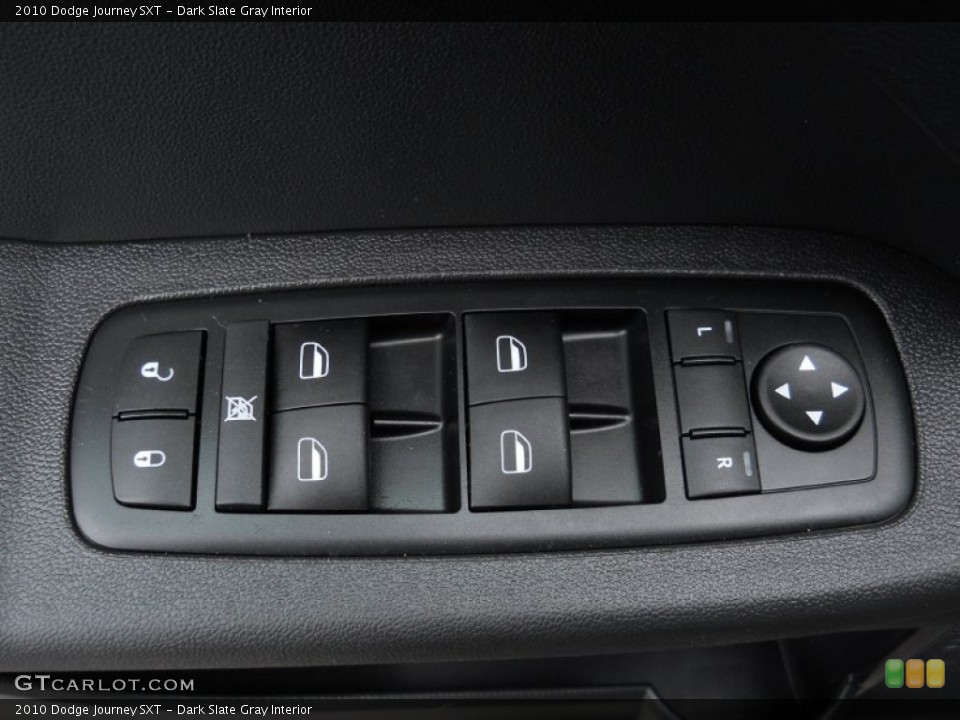 Dark Slate Gray Interior Controls for the 2010 Dodge Journey SXT #54131289