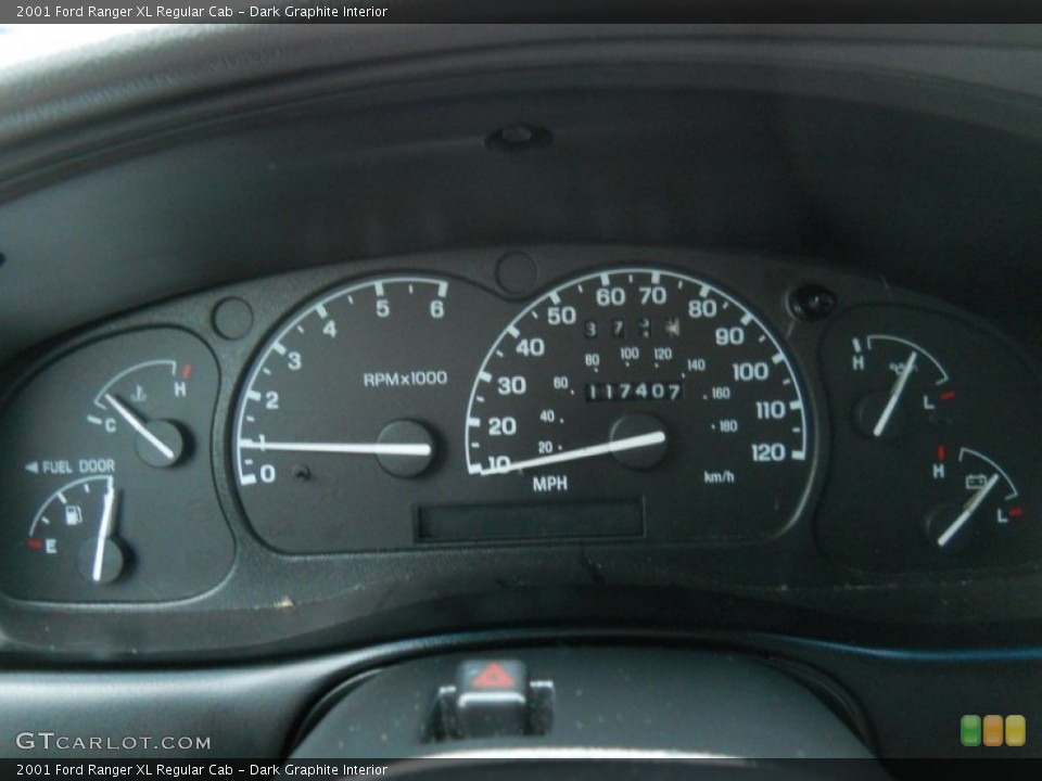 Dark Graphite Interior Gauges for the 2001 Ford Ranger XL Regular Cab #54132246